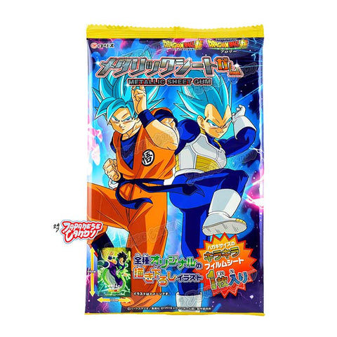 Japanese Candy: Coris Dragon Ball Super Metallic Sheet Gum