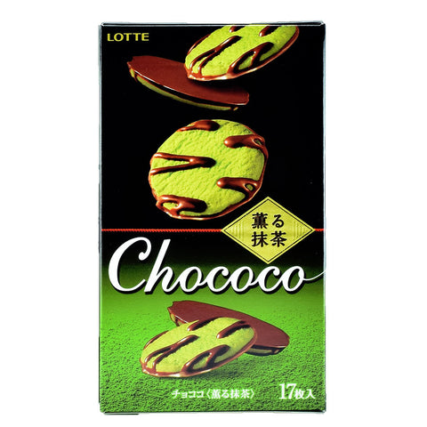 Japanese Snack: Lotte Chococo Matcha Cookie